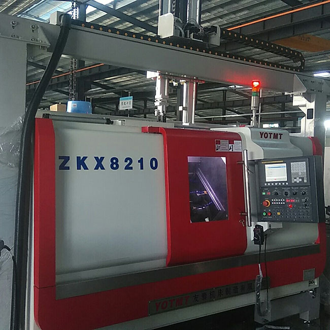 ZKX600铣端面打中心孔机床,斜床身环球体育(中国)有限公司排屑方面